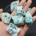 AtkitS Natural Phoenix Stone Alum Malachite with Lapis Lazuli Making Jewellery Mineral Specimens Home Decoration Stone (Size : 20-30g)