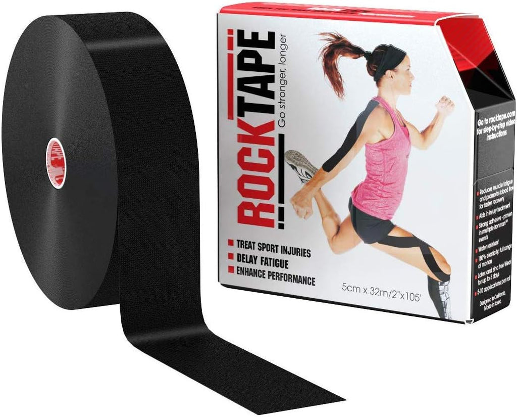 RockTape, Black, 2" x 105' (5cm x 32m)