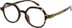 Eyekepper Retro Design Glasses for Women Reading - Vintage Reading Eyeglasses Small Lens Readers Men - Tortoise +3.50