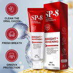 SP-8 Probiotics Whitening Toothpaste - Probiotics for Teeth Whitening and Gum Health - Enamel-Safe, Fluoride-Free, Double Mint Flavor,Fresh Breath