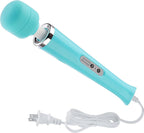 AEVEONE Wired Powerful Handheld Electric Massager with Strong 10 Modes Personal Back Massage for Sports Recovery, Muscle Aches, Relaxing Body (Light Blue)