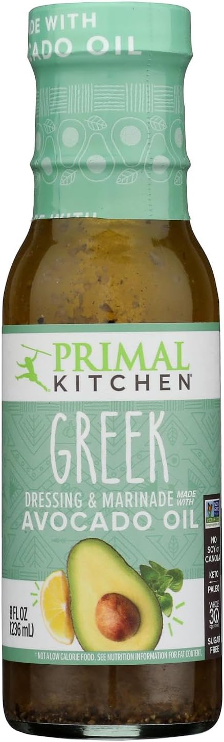 Primal Kitchen Drssng Greek Vinaigrette, 8 Oz (Pack Of 6)