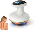 Cellulite Massager, Electric Gua Sha Device for Cellulite Massage Tool, Smart Cupping Massager with 9 Suction Levels & Heating, Cellulites Remover for Deep Massage, Firmer for Legs Arms (Gold)