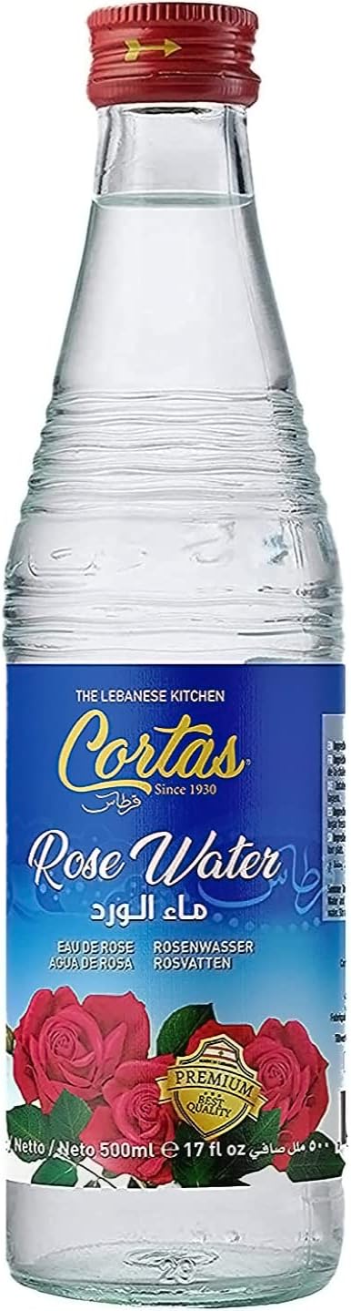 Cortas - Rose Flower Water, 17 Fl Oz (500ml), Large