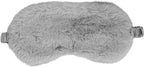 1 Pcs Plush Sleep Masks, Ultra Cute Soft Sleep Eye Cover, Blindfold Travel Sleep Masks for Kids Men Women, with Elastic Strap, Adjustable for Kids Adult (Grey)