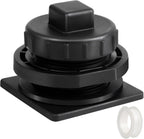 Stock Tank Drain Plug Kit Compatible with Rubbermaid Water Trough Stock Tank 100 50 70 150 300 Gallon,Water Trough Drain Plug for Rubbermaid FG424288BLA/FG424400BLA/FG424500BLA/FG424700BLA