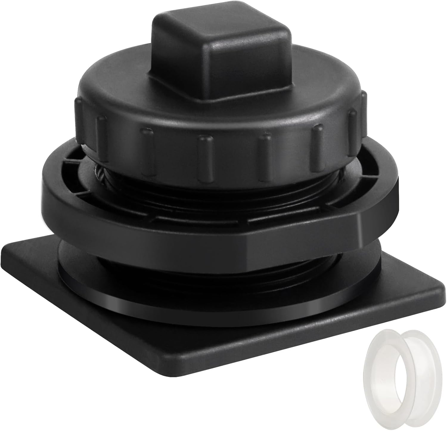 Stock Tank Drain Plug Kit Compatible with Rubbermaid Water Trough Stock Tank 100 50 70 150 300 Gallon,Water Trough Drain Plug for Rubbermaid FG424288BLA/FG424400BLA/FG424500BLA/FG424700BLA