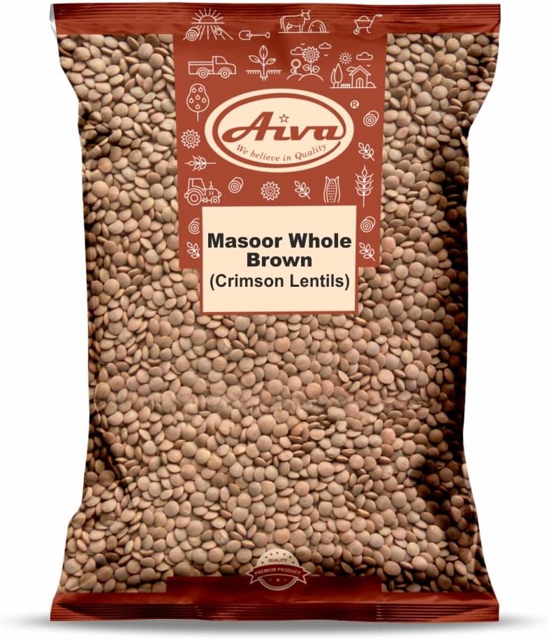 AIVA - Brown Lentils whole - Masoor Whole Crimson - 4 LB