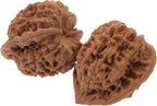 KOMBIUDA 2pcs Walnut Hand Massage Balls Muscle Tension Relief Therapy for Hand Exercise Palm Acupressure and Relaxation