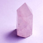 fengshuisale Feng Shui Natural Rose Quartz Polished Point Healing + Free Red String Bracelet W1302