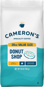 Cameron's Coffee Roasted Whole Bean Coffee, Donut Shop, 28 Ounce