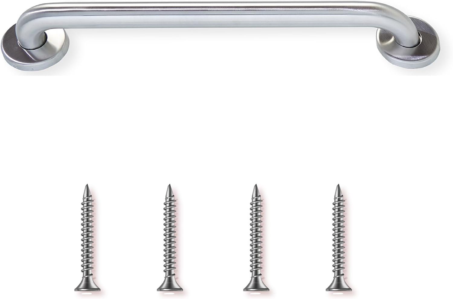 Grab Bar for Bathtub Shower - Stair Bed Toilet Bathroom / Stand Assist & Safety Handrail / 304 Stainless Steel / Smooth Grip / 12"