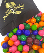 SweetGourmet Summer Garden Fruit Mix Gumballs | Cherry, Apple, Grape, Peach, Watermelon, Lemonade | 1.5 Pounds