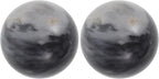 Ipetboom Chinese Hand Balls 2pcs 5cm Natural Marble Baoding Massage Balls for Hand Therapy Stress Relief and Strength Exercise with Storage Box