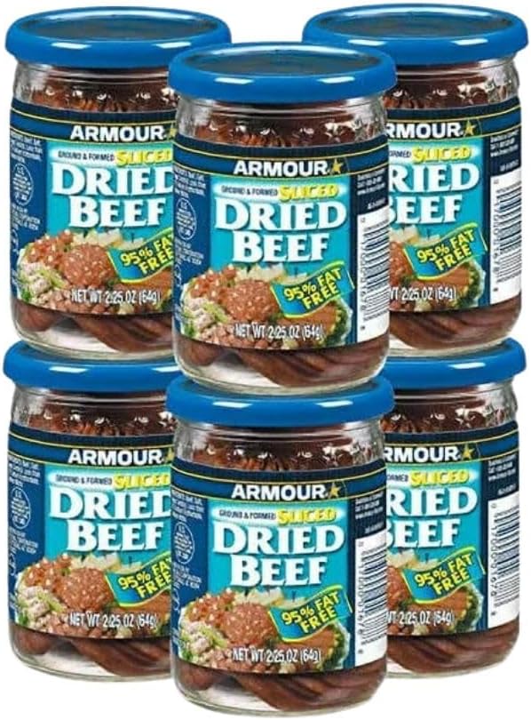 Sliced Dried Beef, Jarred Meat, 2.25 OZ | 6 Count