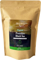 CENVEL® Organic Loose Leaf Luxury Ceylon Black Tea | Freshly Harvested | 10.58 Oz | 100% Pure & Natural Leaves | Eco Friendly Packaging (300g)