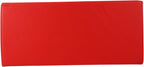 Cabilock 1pc Pu Leather Neck Pillow for Face Massage Table Ergonomic Design Cover Comfortable Support for Beauty Salon and Home Use Red
