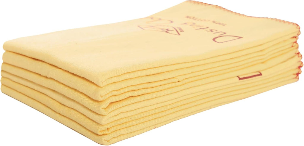 Ritz Duvateen Flannel Dusting Cloth, 6-Pack, Yellow