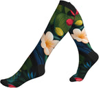 Toucan Print Men'S And Women'S Compression Socks - Suitable For Running And Travel - Breathable Calf Support Socks