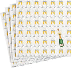 Caspari Bubbly Paper Cocktail Napkins - 20 Per Package