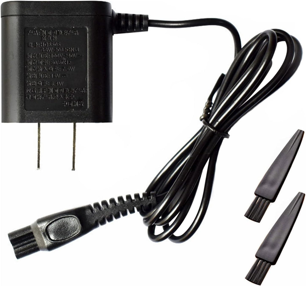 HQ8505 Power Cord Compatible with Philips Shaver Charger Cord Portable Adapter for Norelco Oneblade Shaver Speed XL/Smarttouch XL/Spectra/Arcitec HQ8505 Charger Spectra Models Series