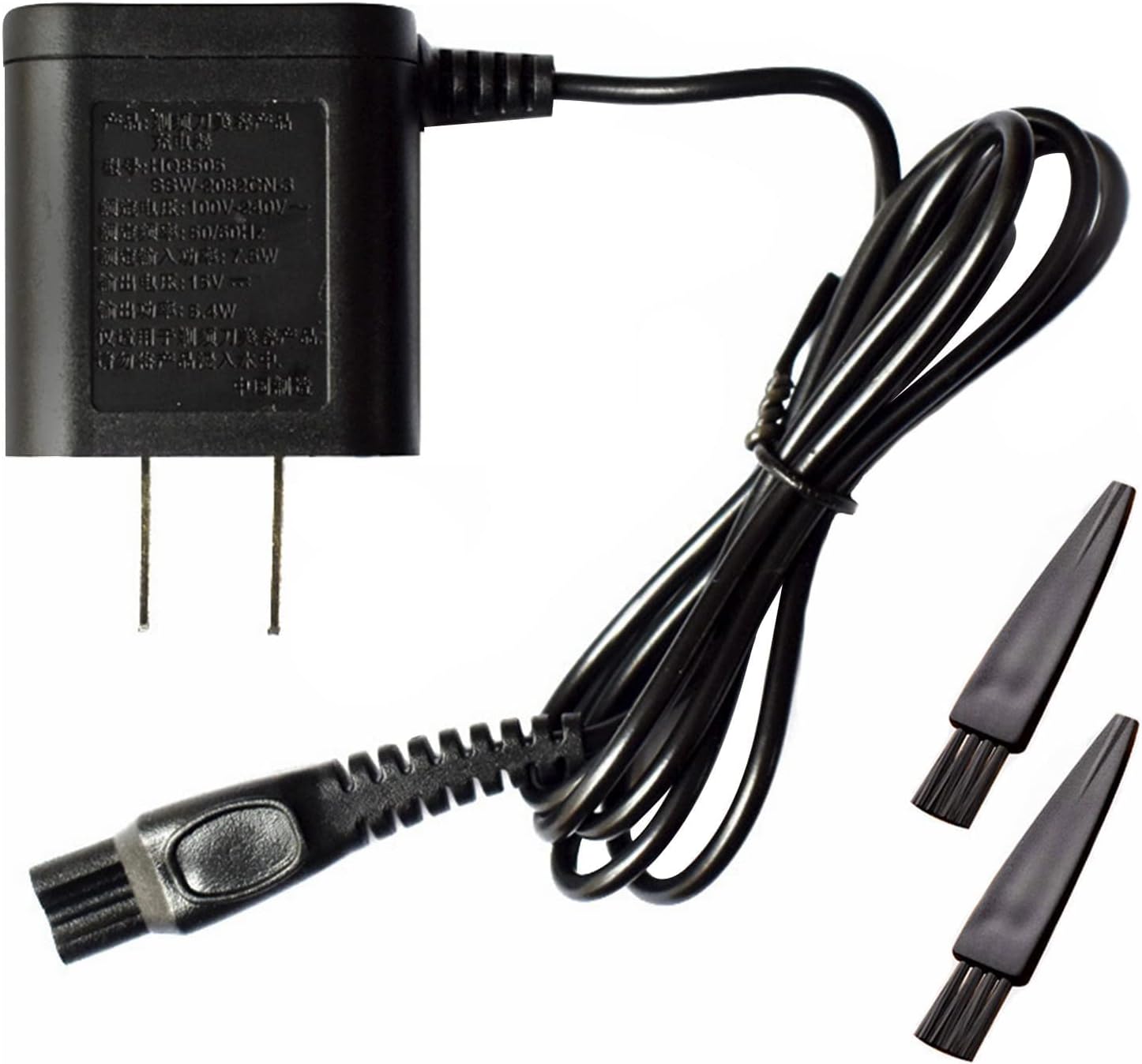 HQ8505 Power Cord Compatible with Philips Shaver Charger Cord Portable Adapter for Norelco Oneblade Shaver Speed XL/Smarttouch XL/Spectra/Arcitec HQ8505 Charger Spectra Models Series