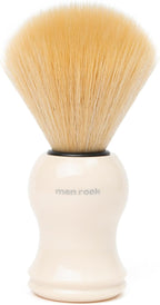 Men Rock The Brush Synthetic Bristles - Soft Bristle Shaving Brushes for Men - Synthetic Shave Brush - Men's Grooming Products - 1 Pc