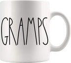 Gramps Mug - Coffee Cup Gift for Christmas, Birthday, Father's Day - Family Present for the Best Gramps Ever - 11oz
