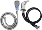 Salon Shampoo Bowl Faucet, Universal Alloy Shampoo Faucet and Sprayer Kit with Hose for Beauty Salon, Barber Shop, Hair Salon, Backwash Station