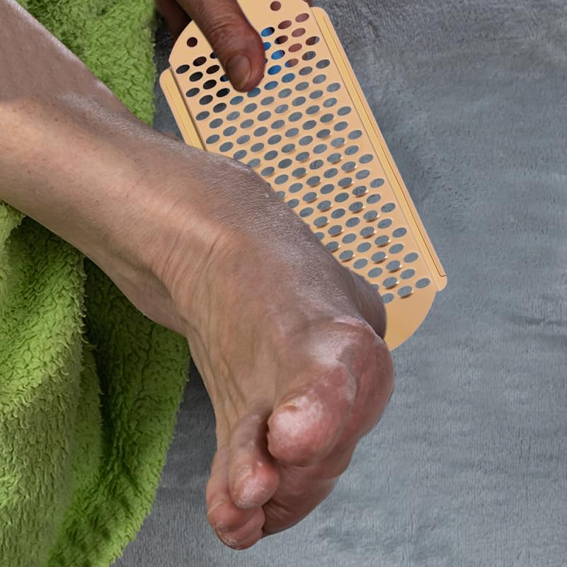 Professional Pedicure Foot File for Dry Cracked Feet Stainless Steel Callus Remover Tool Foot Scraper for Smooth Heels and Soft Skin Care at Home