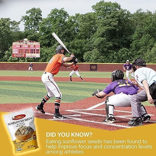 MIXED NUTS Roasted Sunflower Seeds by Premium Orchard - Original Lightly Salted Sunflower Seed In-Shell with Sea Salt Non GMO Gluten Free Snack Vegan KETO Friendly Snacks Low Carb Snack - 3 Bags