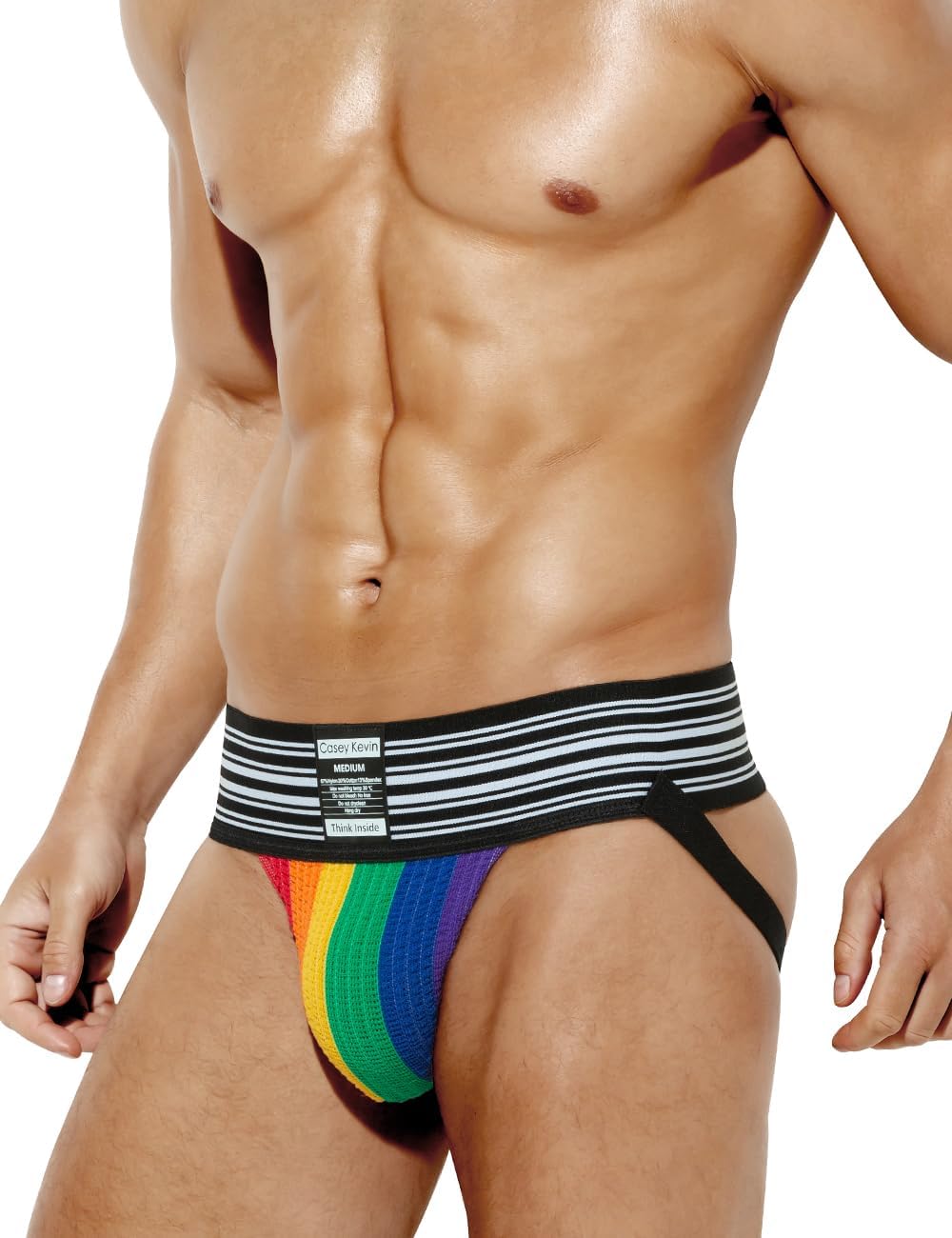 Casey Kevin Men's Christmas Thong Jockstraps For Men Jock Strap Sexy Lingerie Underwear Athletic Supporters