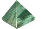 Jet Mica Gemstone Pyramid | Natural Energy Decor Crystal | Approx 1.25–1.75 Inch | Home, Office & Meditation Display