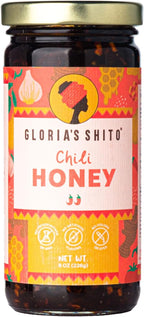Gloria's Shito Chili Honey All Natural Sweet and Spicy Umami Honey. Perfectly Delicious on All Your Favorite Meals. 8 oz. (Pack of 1)