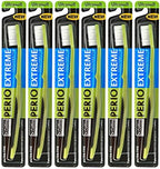 Dr. Collins Perio Extreme Toothbrush, (Colors Vary) (Pack of 6)