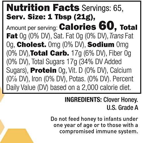 Glorybee, White Clover Honey, US Grade A Honey, 48 oz