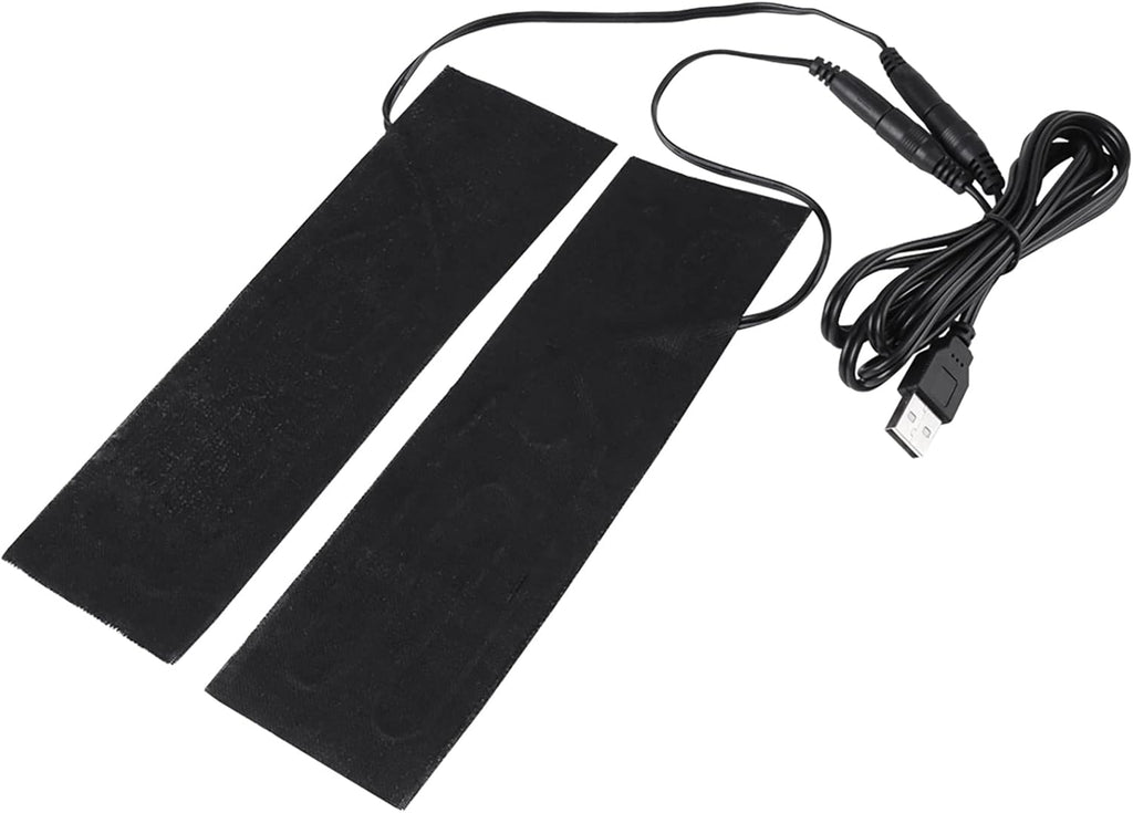 USB Electric Cloth Heater, 1 Pair 5V USB Electric Heating Film Heater Pads for Warming Hand Feet Home Warm, Heating Pads