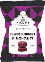 Bonds of London Blackcurrant & Liquorice Bags 120g (Pack of 3)