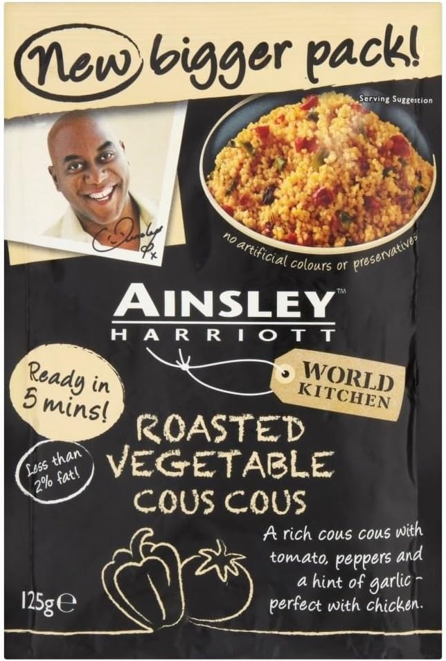 Ainsley Harriott Roasted Vegetable Cous Cous (125g) - Pack of 6