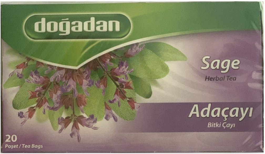 Dogadan Adacayi (Sage Herbal Tea) 20 Tea Bags - SET OF 3