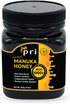 P.R.I Manuka Honey MGO 1000+, Ultra‑Potent Monofloral New Zealand Honey, Rare Limited‑Harvest, Cool‑Processed & QR‑Traceable (250g/8.8oz)