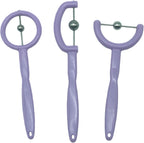 3pcs Kids Tongue Tip Lateralization Elevation Tools Tongue Tip Exercise Set Oral Muscle Training Tool Autism Speech Therapy Tools (Purple)