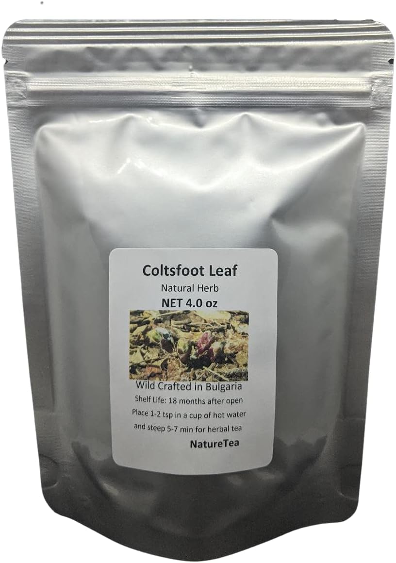 Coltsfoot Leaf - Dried Tussilago farfara Leaf C/S 100% from Nature (1 oz)