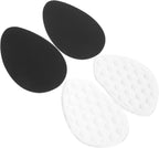 GLEAVI 4 Pairs Forefoot Pads for Women High Heels, Metatarsal Cushions Shoe Inserts Massage Beads, Anti-Friction Ball of Foot Pads for Comfortable Wear