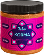 Fadwa Masala Korma Spice Mix - 4.5 oz Jar, Salt & Sugar Free, Non-Spicy Authentic Desi Spices for Pakistani & Indian Cooking, Curry, Garam Masala - No Artificial Ingredients - Gluten Free