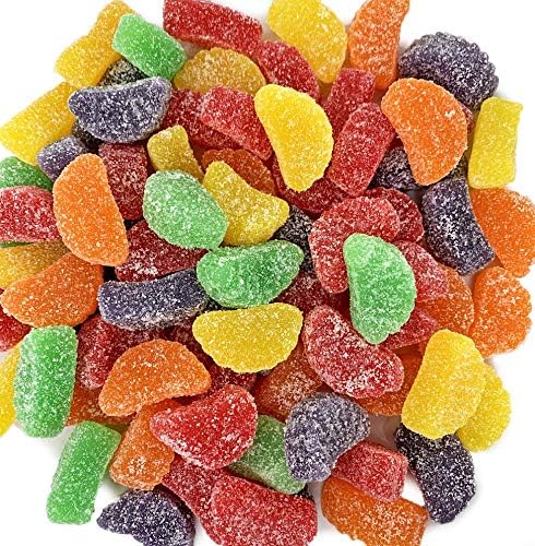 SweetGourmet Assorted Fruit Slices | Bulk Jelly Candy | 1 Pound