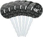 E=MC 2 Energy Mass Equation Albert Einstein Theory of Special Relativity Math Cupcake Picks Toppers Decoration Set of 6