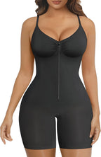 SHAPERX Women's Shapewear Bodysuit Tummy Control Seamless Zip-Up Body Shaper Waist Defining Silhouette