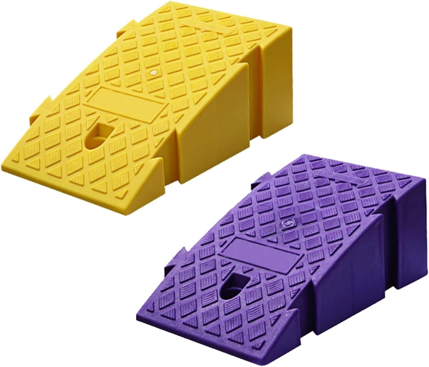 Multi-Function Ramps for Driveway, Threshold Ramp Plastic Portable, Loading Ramps, for Sidewalk Lawn Mower Cars Wheelchairs Pet Mobility (Color : I, Battery *1 : 25 * 40 * 16cm)