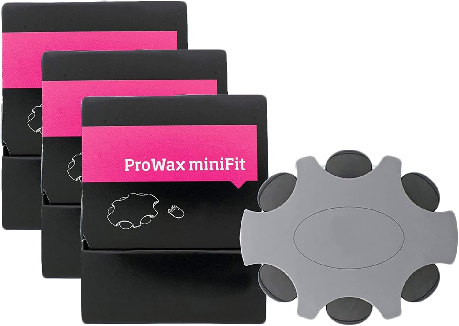 Wax Guards for Oticon ProWax MiniFit Hearing Aid Supplies Replacement Wax Filters (3 Packs/ 18 Pcs)